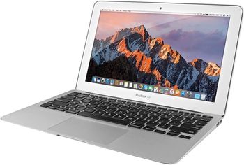 Apple MacBook Air 7,1 (A1465 Mid 2015) Core i5 5th Gen- 1.6GHz, 11 inch, RAM 4GB, 128GB SSD 1.5GB VRAM, English /Arabic Keyboard, Silver