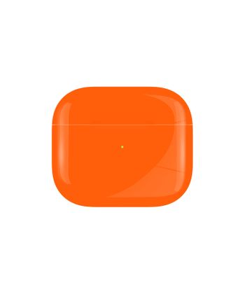 Apple Airpods (3rd Generation) Customized By Caviar Glossy Neon Orange