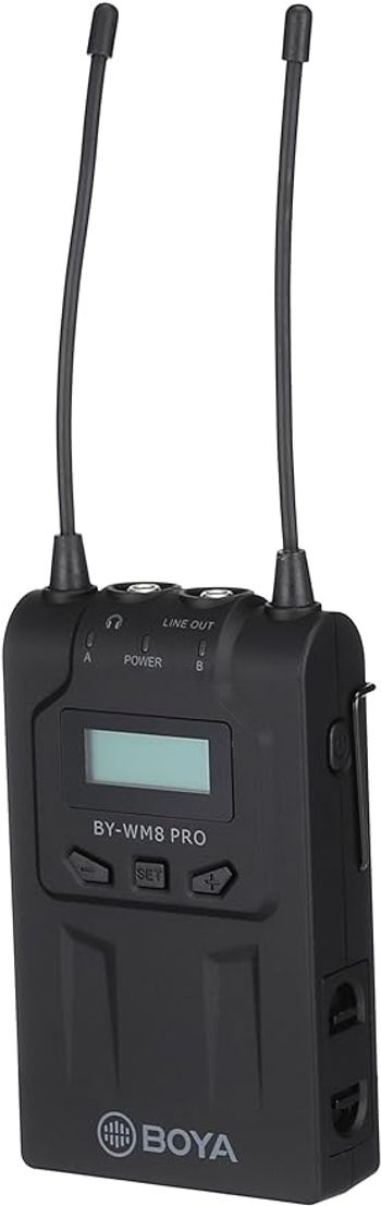 Boya BY-WM8 PRO-K3 UHF Camera-Mount Wireless Handheld Microphone System