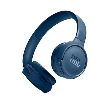 JBL Tune 520 BT Bluetooth On-Ear Headphone with Mic Pure Bass Sound, Up to 57H Battery Life - Blue