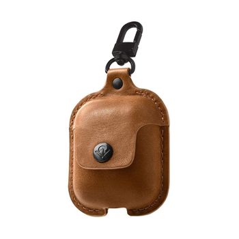 Twelve South - Airpods AirSnap Leather Protective Case - Cognac