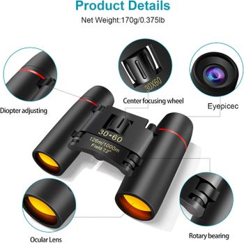 Portable Pocket Foldable Binoculars