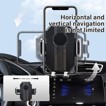 Super Adsorption Phone Holder, Phone Mount for Car Center Console, Hands-Free Universal On-Board Suck Support Clamp Bracket for Car Dashboard Windshield Mount