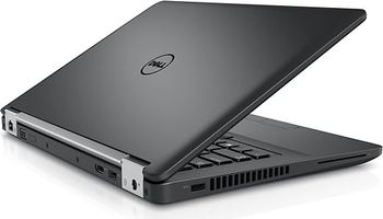 Dell Fast Latitude E5470 HD Business Laptop Notebook PC Intel Core i5-6300U 14 Inches 512GB - 8GB RAM Solid State SSD HDMI Camera Wi-Fi SC Card Reader Win 10 Professional Keyboard English/Arabic - Black