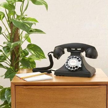 GPO Retro - 200 Rotary Hotel Phone Carrington Black