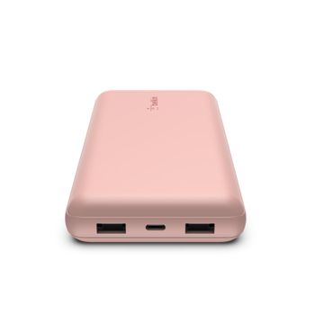 Belkin BoostCharge 20K 15W Powerbank USB-C 1x and USB-A 2x - Rose Gold