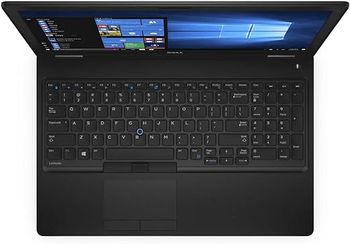 كمبيوتر محمول Dell Latitude 5590 (متجدد، وحدة المعالجة المركزية Intel Core i7-8th من الجيل الثامن، وذاكرة وصول عشوائي سعتها 16 جيجابايت، وشاشة عرض 512 جيجابايت مقاس 15.6 بوصة) لوحة مفاتيح باللغة الإنجليزية