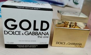 DOLCE & GABBANA THE ONE GOLD (W) EDP INTENSE 75ML TESTER