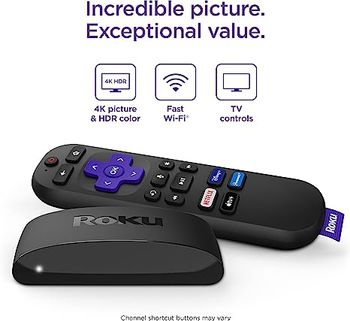 Roku Streaming Media Player Express 4K+ (3941RW2) Black