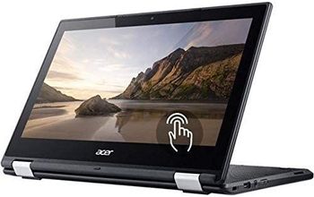 Acer R11 Convertible 2-in-1 Chromebook, 11.6in HD Touchscreen, Intel Quad-Core N3150 1.6Ghz, 4GB Memory, 16GB SSD, Bluetooth, Webcam, Chrome OS + Targus Bag + Mouse