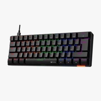 MK005 Hotswap 60 مخصص RGB بإضاءة خلفية صغيرة 61 مفتاحًا 60% لوحة مفاتيح ميكانيكية للألعاب للكمبيوتر