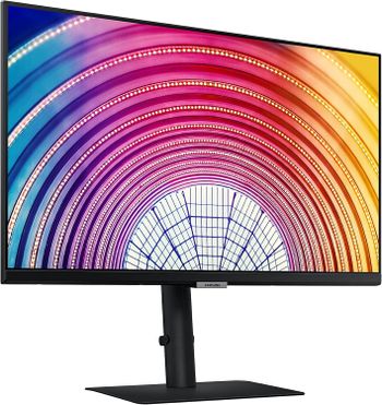 Samsung S27A600NWU - S60A Series - LED monitor - 27" - 2560 x 1440 QHD @ 75 Hz - IPS - 300 cd/m² - 1000:1 - HDR10-5 ms - HDMI DisplayPort - black