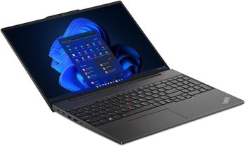 Lenovo 21JT001AUS ThinkPad E16 Gen 1, 16 Inch AMD Ryzen 7, 16GB Ram ,512GB SSD, AMD Radeon Graphics, Graphite Black, Windows 11 Pro