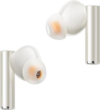 Realme Buds Air 5 Pro Wireless Earbuds, Bluetooth 5.3 with Active Noise Cancellation, 40 Hours Playtime, IPX5 Water and Dust Resistance Rating, Compatible with Android and iOS, White Color