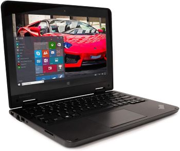 Lenovo Laptop Thinkpad Yoga 11E 11.6 Inches Screen Display / Intel Core i5-7th Generation i5-7Y54 Processor / 8GB RAM / 128GB SSD / Intel Graphics / Black