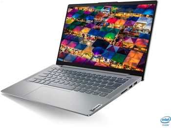 Lenovo IdeaPad 5-14IIL05  , 14" FHD (1920x1080) IPS 300nits Anti-glare DIsplay , 10th Gen Core i5-1035G1 Processor, 8GB Soldered DDR4, 512GB SSD, 2GB Nvidia Geforce MX350 Graphis , HDMI , USB Type C, Finger Print, ENG/ARABIC Backlit Keyboard, Int