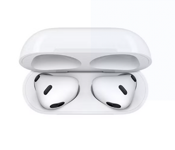 Apple AirPods 2021 (3rd Generation) with Lightning Charging Case White