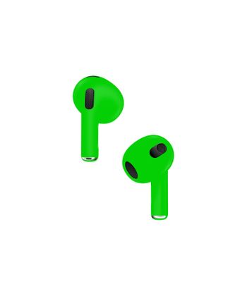 Apple Airpods (3rd Generation) Customized By Caviar Matte Neon Green