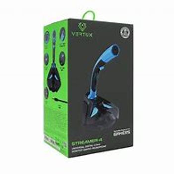 Vertux Streamer-4 Universal Gaming Microphone - Blue