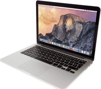 Macbook Pro Retina 13 Inch A1502 2015 Laptop With 13 Inch Display Intel Core i5 Processor 2.7 Ghz Intel Iris Graphics English 256GB SSD - 8GB RAM - Silver