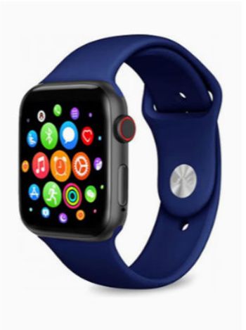 300.0 mAh T500 Silicone Smart Watch Full Touch Screen Calls Compatible With Android And IOS / Blue