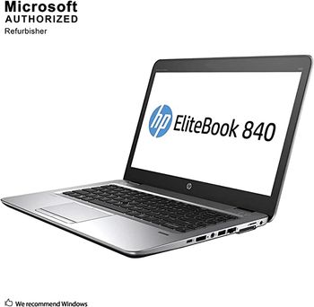 كمبيوتر محمول HP 2018 Elitebook 840 G1 14 بوصة عالي الدقة بإضاءة خلفية LED ومضاد للتوهج ، Intel Dual-Core i5-4300U حتى 2.9 جيجا هرتز ، 8 جيجا بايت رام ، 500 جيجا بايت HDD ، USB 3.0 ، بلوتوث ، Window 10 Professional