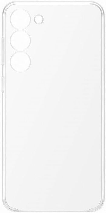 SAMSUNG Galaxy S23+ Clear Slim Case Transparent, Cream, EF-QS916CTEGWW