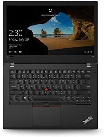 Lenovo ThinkPad T480  Business Laptop | intel Core i5-8250U CPU | 8GB RAM | 256GB SSD | intel HD 620 Graphics | 14.1 inch | Win 10 Pro Keyboard Eng