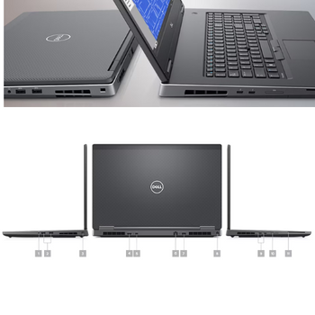 Dell Precision 7730 Mobile Workstation | 6GB Nvidia Quadro P3200 | Core i7-8th Gen | 16GB RAM, 512 Nvme | 17.3" Screen | Windows 10 Pro