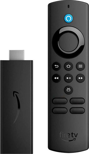 Amazn Streaming Media Player Fire TV Stick Lite مع جهاز تحكم Alexa Voice Remote بدون أدوات تحكم في التلفزيون (الجيل الثاني) أسود