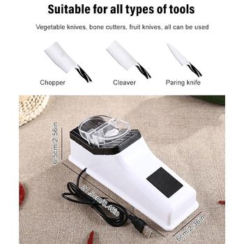 Electric Sharpener Kitchen Knife Sharpening Kitchen Sharpening Stone Grinder Home Sharpener Portable Sharpener for Kitchen Knife