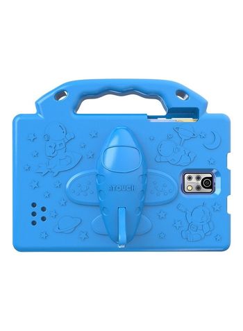 ATOUCH Early Education For Kids, 8 Inch Smart Android Tablet Wi-Fi Bluetooth Dual SIM Zoom and Homely Cindy Kids App Supported Picture Tablet with EVA Case Blue