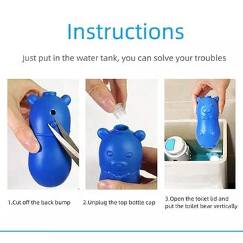 Blue Bubble Toilet Cleaner Cleaning Products for Home Remove Stains Deodorants