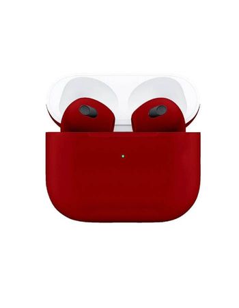 Apple Airpods (3rd Generation) Customized By Caviar Matte Ferrari Red