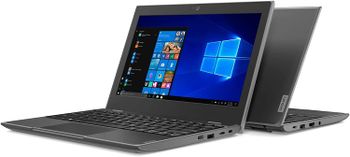 Lenovo 100e (2nd Gen) 82GJ000GUS 11.6" Netbook - HD - 1366 x 768 - AMD 3015e Dual-core (2 Core) 1.20 GHz - 4 GB RAM - 64 GB Flash Memory - Black - Windows 10 Pro - AMD Radeon Graphics - Twisted n/64 GB/Black