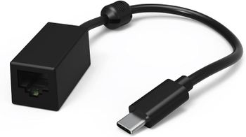 Hama 177104 USB Type-C 3.1 Gigabit Ethernet Adapter, Black