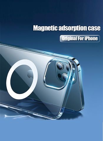 Max & Max iPhone 14 Pro Max Ultimate Protection Clear Case with MagSafe Shock Absorption Anti Shockproof Ultra-Thin Case – Clear