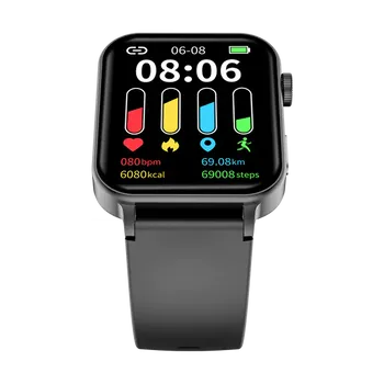 Blackview W10 IP68 Waterproof Bluetooth Calling Voice Assistant Smart Watch - Black