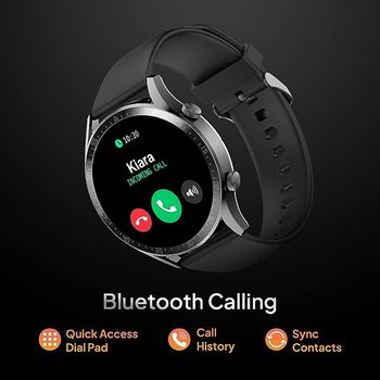 Fire-Boltt Talk 2 Pro Bluetooth Calling Smartwatch, 1.39" TFT Display with Dual Button, Hands On Voice Assistance, 120 Sports Modes, in Built Mic & Speaker with IP68 Rating (Black)