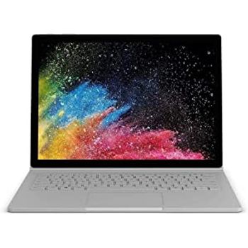 Microsoft Surface Book 1 1703 2in1 Convertible Laptop with 13.5 inch Display, Intel Core i7 Processor, 6th Gen, 16GB RAM, 512GB SSD, Intel HD Graphics 520, Windows 10 Pro-Silver