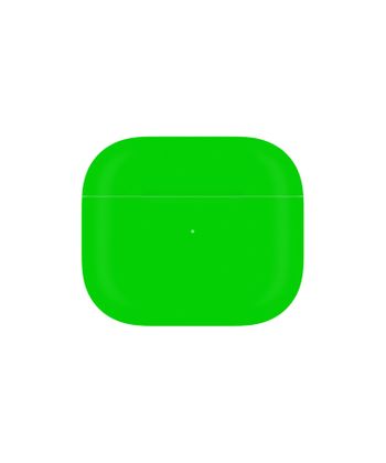 Apple Airpods (3rd Generation) Customized By Caviar Matte Neon Green