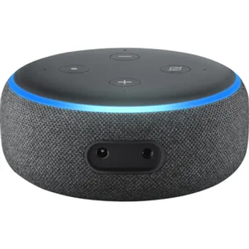 مكبر صوت ذكي Echo Dot من الجيل الثالث مزود بتقنية Alexa Bluetooth واتصال Wi-Fi Charcoal