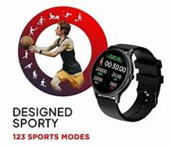 FireBolt - Hurricane Pro smartwatch - 123 Sports mode- Black