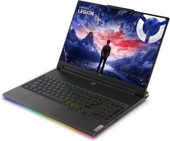 Lenovo Legion 9 Gaming AI Chip 16 Inch 3.2k 240Hz Intel i9-14900HX 2TB SSD NVIDIA RTX 4090 16GB GDDR6 Graphics Windows 11 RGB Eng-Arabic [83G0000CAX] 2TB SSD - 64GB RAM - Grey