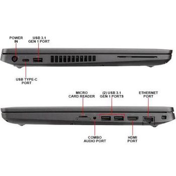 Dell Latitude 5400 Laptop, Intel Core i5-8th Generation CPU, 8GB RAM, 256GB SSD, 14-inch Display, Windows 10 Pro, English KB