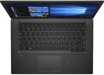 DELL Latitude 7480 كمبيوتر محمول للأعمال خفيف الوزن ، وحدة معالجة مركزية Core i5-7300U ، ذاكرة وصول عشوائي DDR4 سعة 8 جيجابايت ، محرك أقراص صلبة SSD M.2 سعة 256 جيجابايت ، شاشة 14 بوصة ، Windows 10 Pro