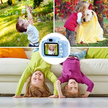 Genius Yunsye Kids Camera 1080P Camera for Kids Children Digital Video Cameras for Girls Birthday Toy Gifts 3-12 Year (Blue)