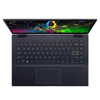 ASUS Vivobook Flip 2 in 1 , 14 TM420UA Nano Edge 14'' FHD x360 Ips Display - Ryzen 7 5700u 8 Core 16Th, 16GB DDR4 Ram, 512GB SSD, HDMi, USB SS TypeC Gen2, Win 11 , Bespoke Black