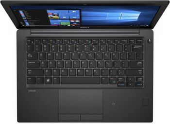 Dell Latitude 7280 12.5 عرض Intel Core I7 الجيل السادس من ذاكرة الوصول العشوائي DDR4 بسعة 8 جيجابايت ، SSD 256 جيجابايت Intel Graphics ، ENG KB ، أسود