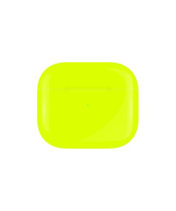 Apple Airpods (3rd Generation) Customized By Caviar Glossy Neon Yellow